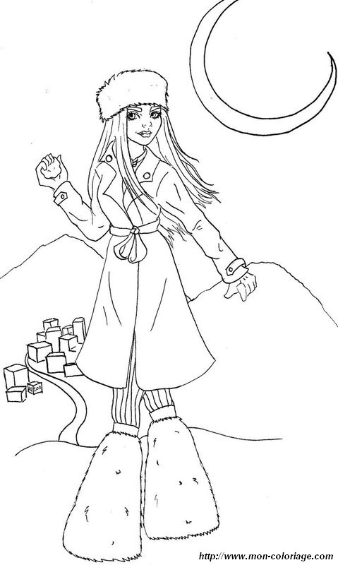 Personnage de Monster High dans une pose dynamique