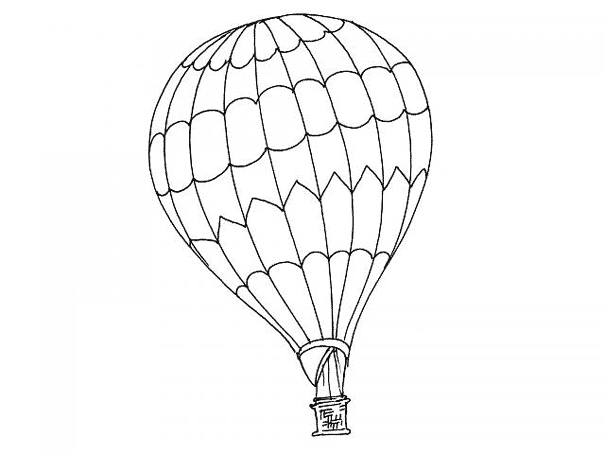 Montgolfières flottant dans un ciel serein