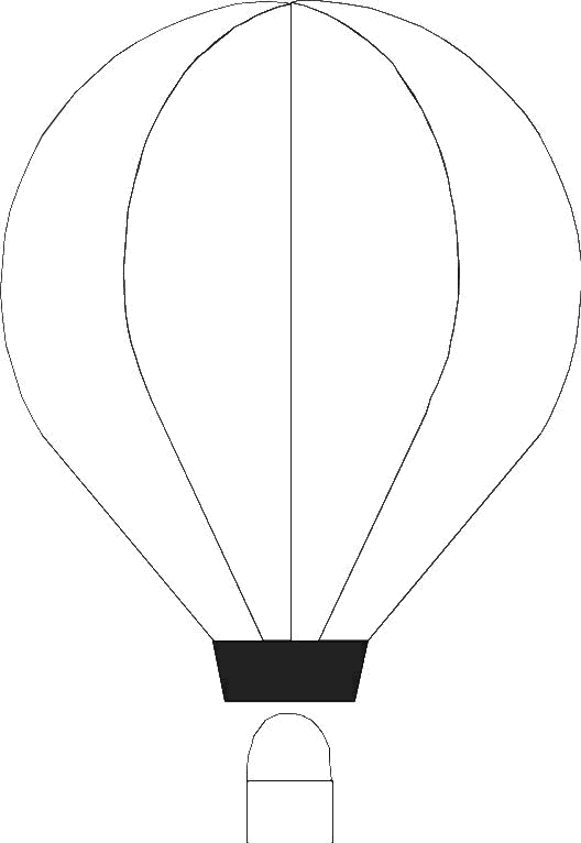 Montgolfières flottant dans un ciel dégagé