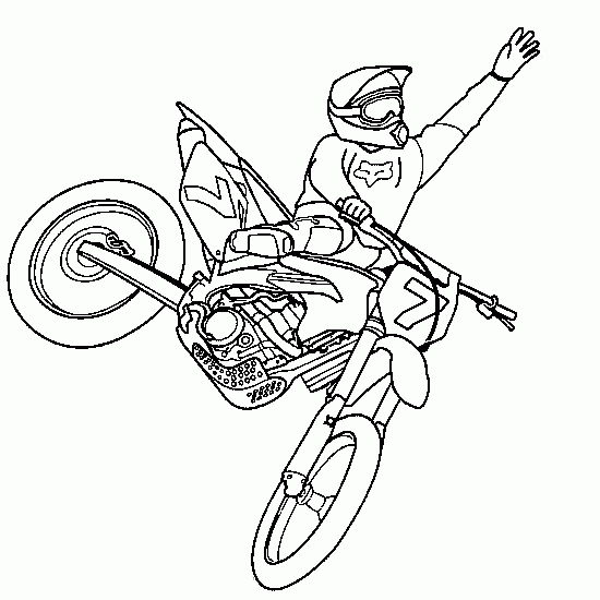 Motocross : un pilote en pleine action sur sa moto tout-terrain