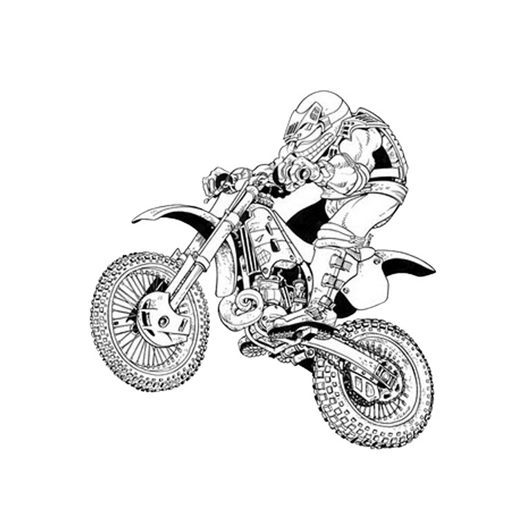 Motocycliste en pleine action sur un terrain de motocross