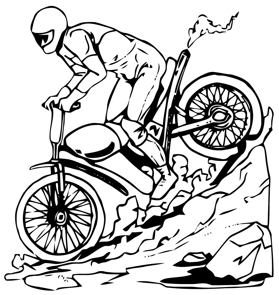 Un motocycliste en pleine action sur un terrain de motocross
