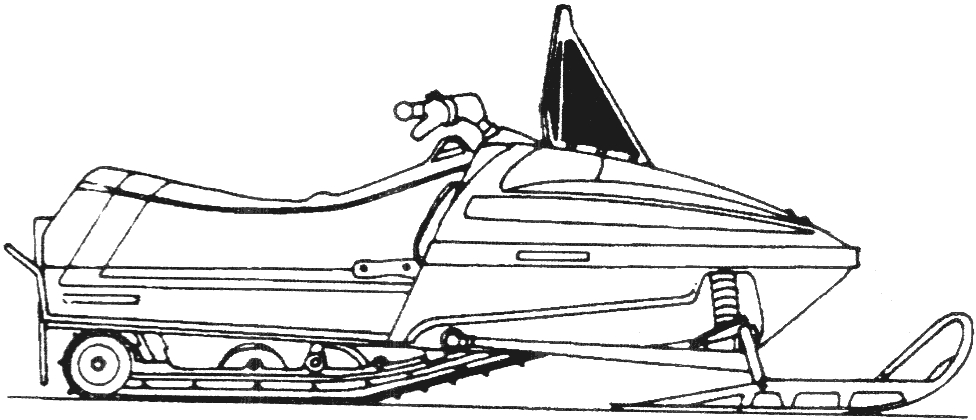 Coloriage Motoneige / Skidoo #47148 à imprimer Coloriage Motoneige / Skidoo #47148 à imprimer