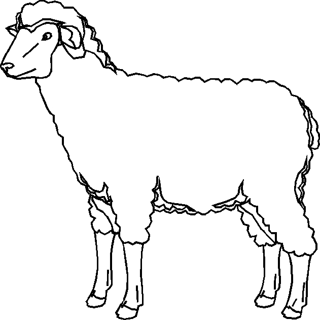 Un mouton paisible dans un paysage pastoral