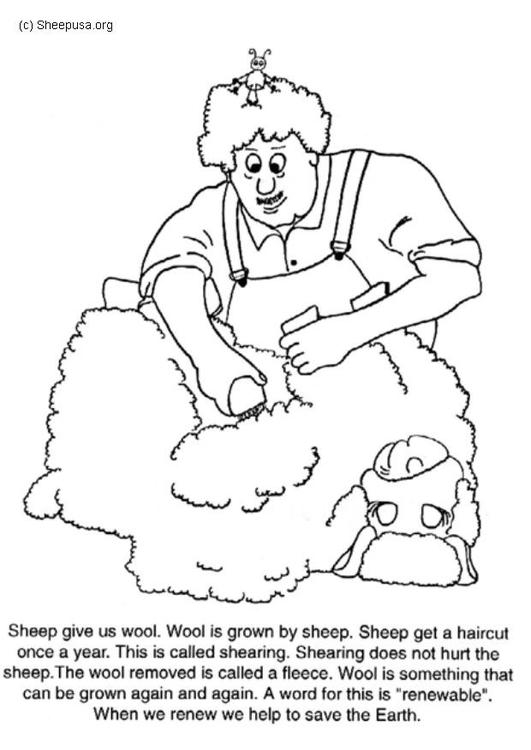 Un mouton joyeux se reposant dans un champ verdoyant