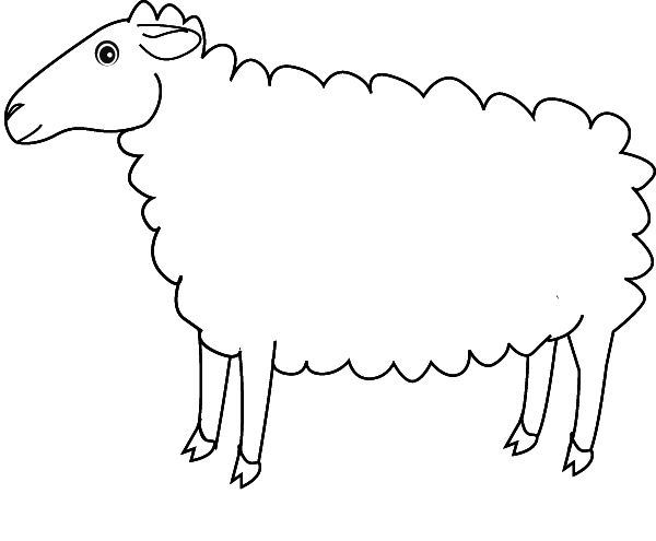 Un mouton joyeux dans un champ verdoyant
