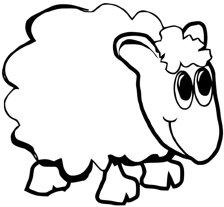 Un mouton paisible dans un champ verdoyant