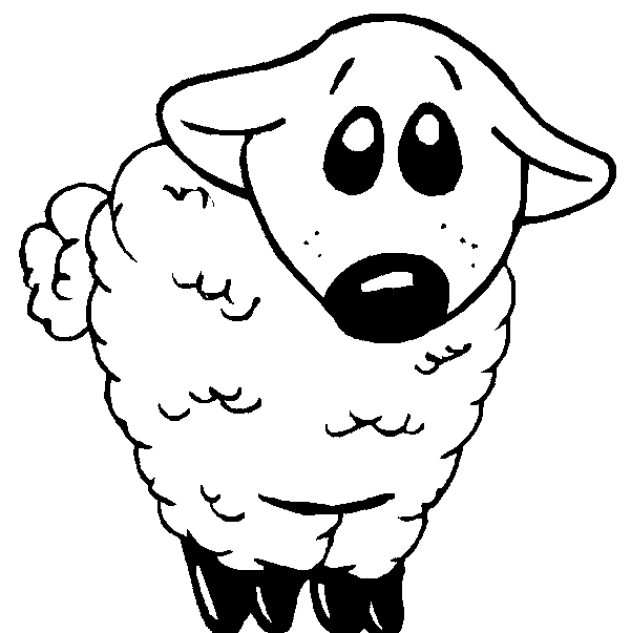 Un mouton joyeux dans un champ verdoyant avec des fleurs