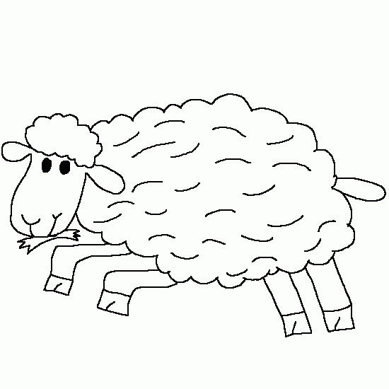 Un mouton jouant dans un champ verdoyant