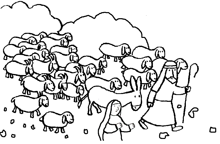 Un mouton joyeux dans un champ fleuri