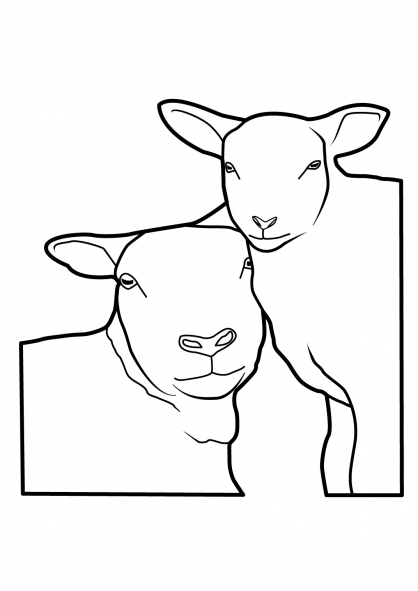 Un mouton paisible dans un champ verdoyant