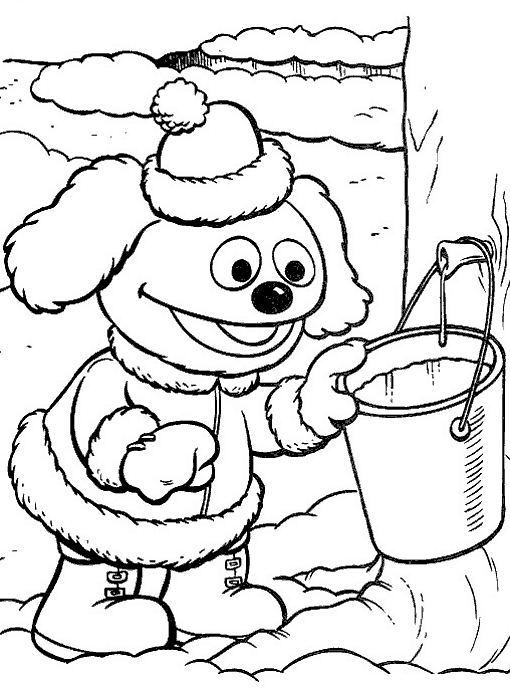Les Muppets en pleine animation dans un décor dynamique