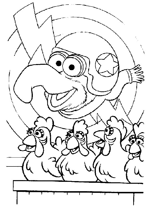 Les Muppets en pleine représentation théâtrale