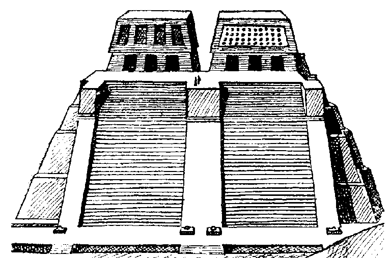 Coloriage d'un dieu aztèque entouré de motifs symboliques