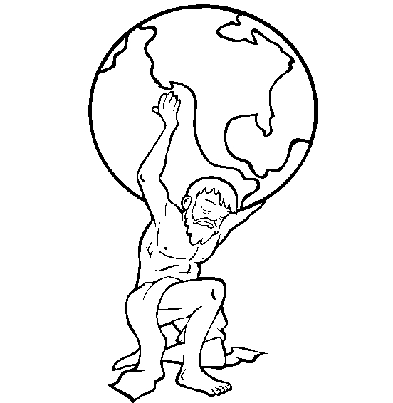 Hercule affrontant le lion de Némée dans un paysage mythologique