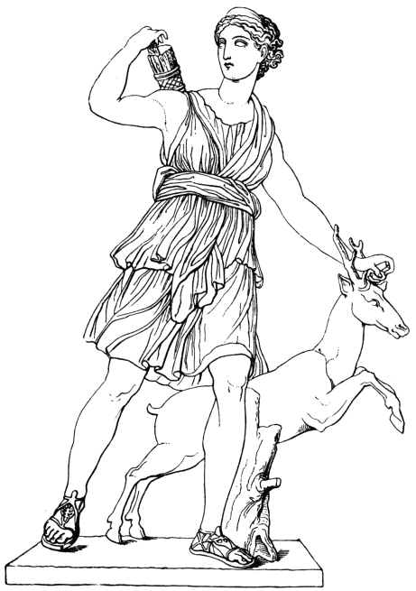 Hercule combattant un lion dans un décor mythologique