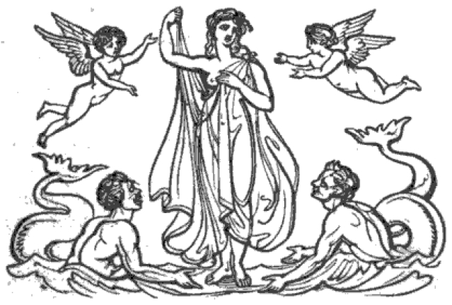 Scène de mythologie grecque avec un héros en action sous un ciel étoilé Scène de mythologie grecque avec un héros en action sous un ciel étoilé