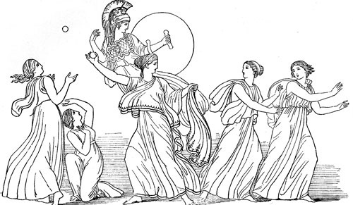 Un héros de la mythologie grecque affrontant une créature mythique dans un décor antique Un héros de la mythologie grecque affrontant une créature mythique dans un décor antique