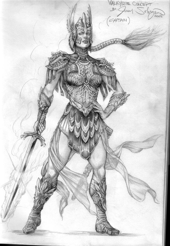 Un coloriage représentant une scène de mythologie nordique avec des dieux et des créatures Un coloriage représentant une scène de mythologie nordique avec des dieux et des créatures