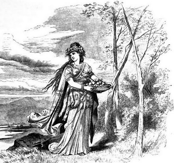 Un coloriage illustrant un dieu nordique au cœur d'un paysage mythologique