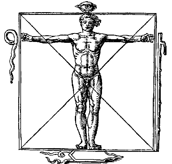 Scène mythologique romaine avec des figures emblématiques et des éléments naturels