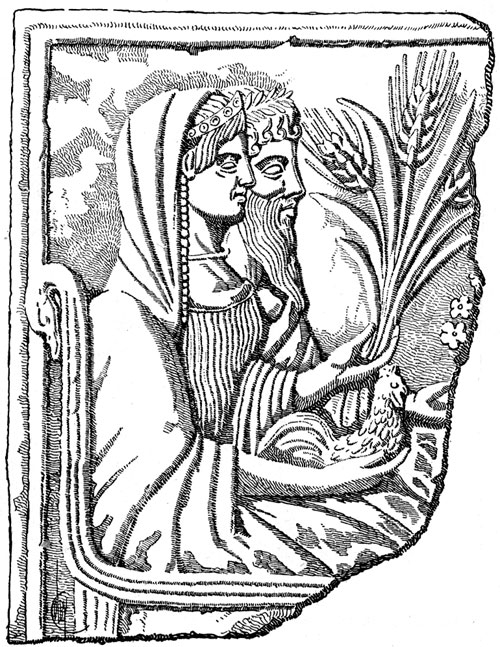 Dieux de la mythologie romaine au cœur d'une scène dramatique