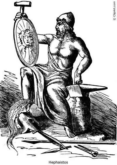 Scène de mythologie romaine avec divinité et motifs classiques