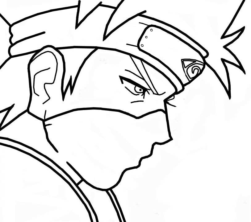 Naruto en action sur un fond dynamique