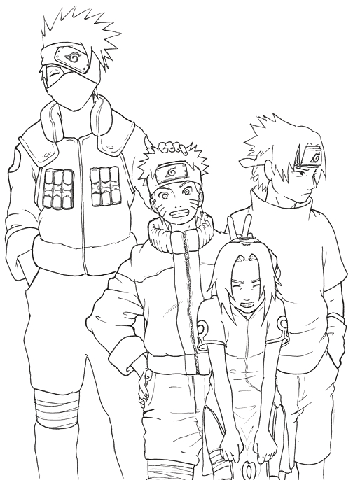 Naruto en pleine action avec un décor dynamique