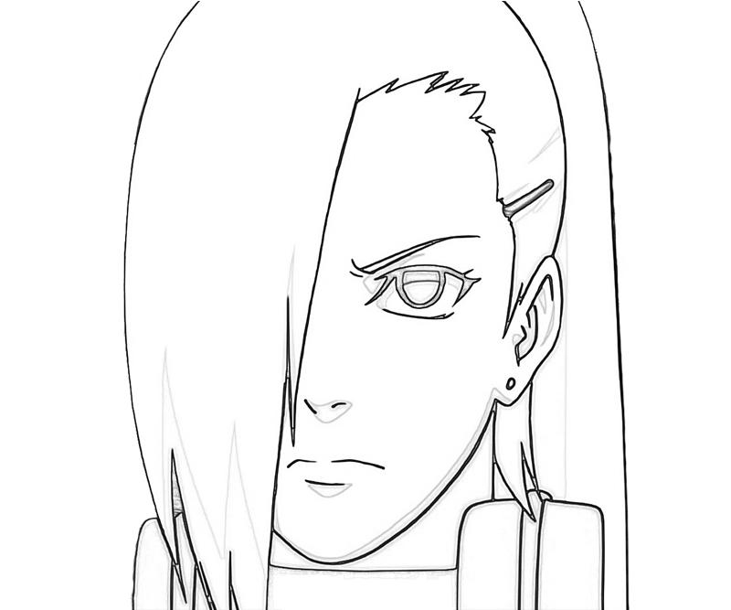 Coloriage de Naruto en pleine action avec son ami Sasuke