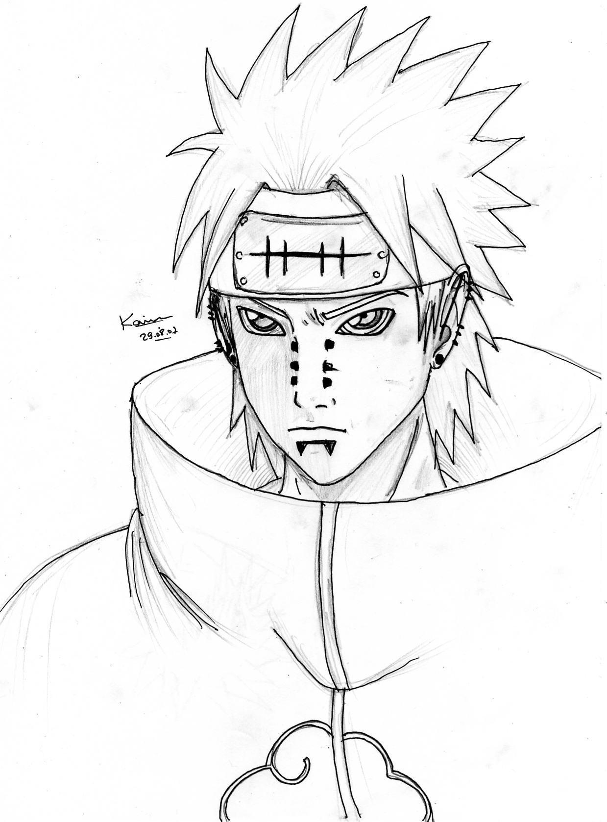 Naruto en pleine action avec ses compagnons dans un décor dynamique