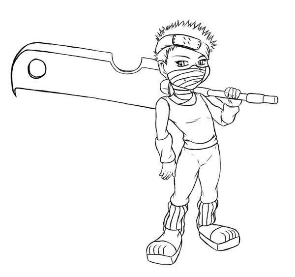 Naruto en pleine action dans un décor dynamique