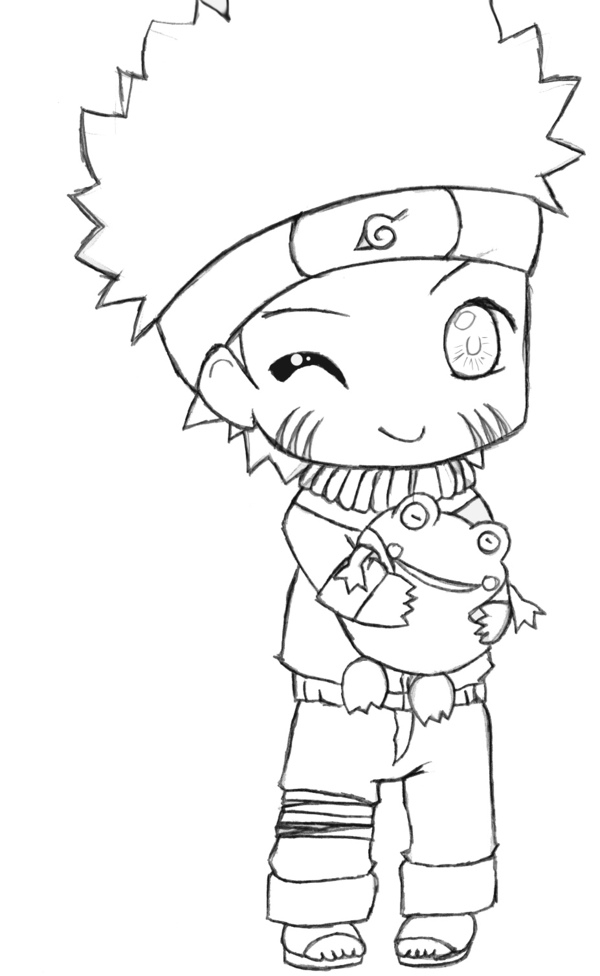 Naruto en pleine action, prêt à combattre dans un décor dynamique