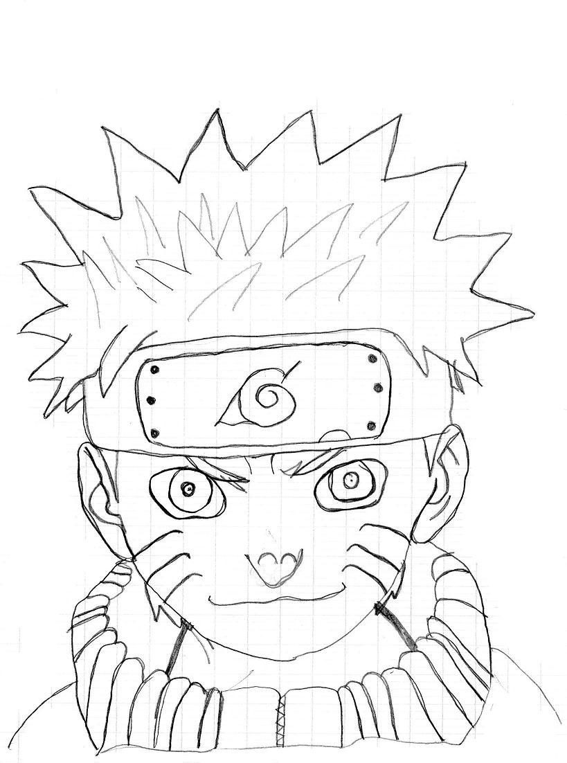 Naruto en plein combat avec un décor dynamique