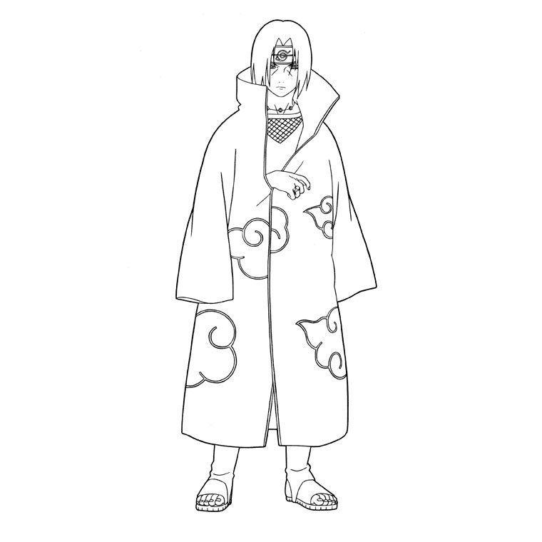 Naruto en pleine action avec des éléments de son univers