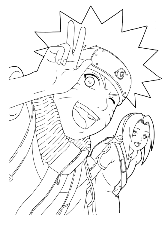 Naruto en pleine action, prêt à se battre dans un décor dynamique