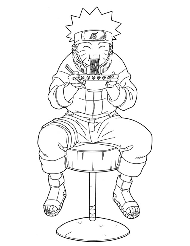 Naruto en pleine action dans un paysage dynamique