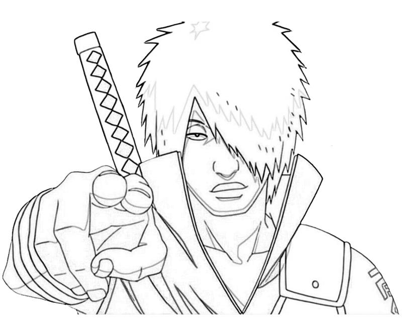 Naruto en pleine action dans un combat intense