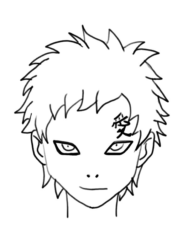 Coloriage de Naruto en pleine action avec ses amis sur un fond dynamique
