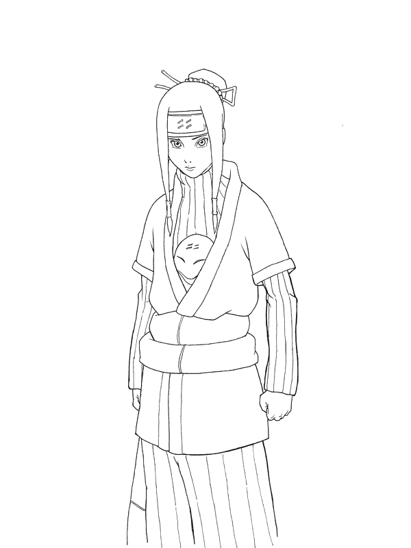 Naruto en pleine action dans une scène dynamique
