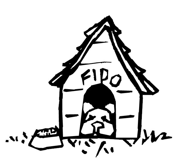 Coloriage Niche à chien #11917 à imprimer Coloriage Niche à chien #11917 à imprimer