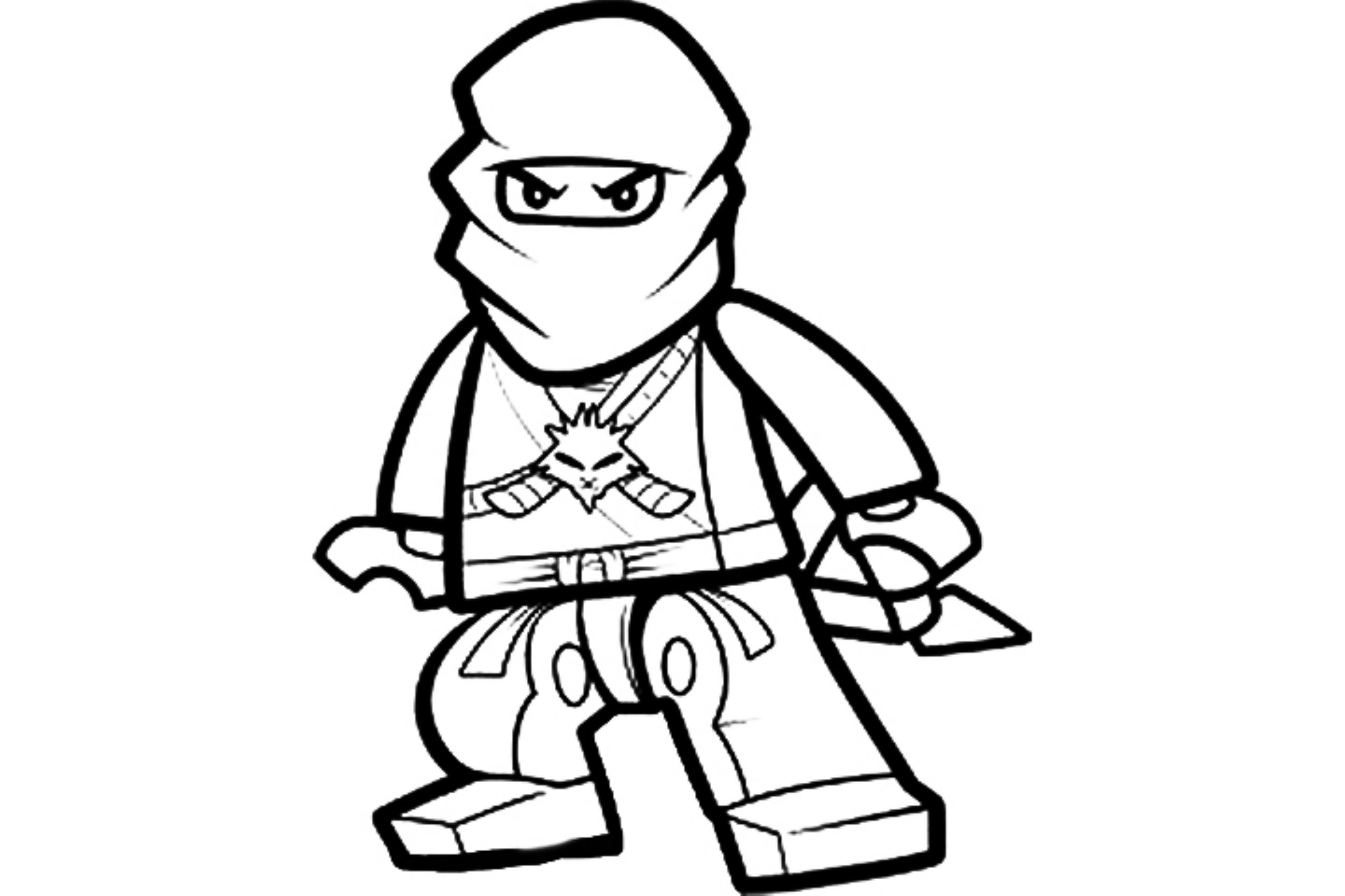 Un ninja en pleine action dans un décor urbain