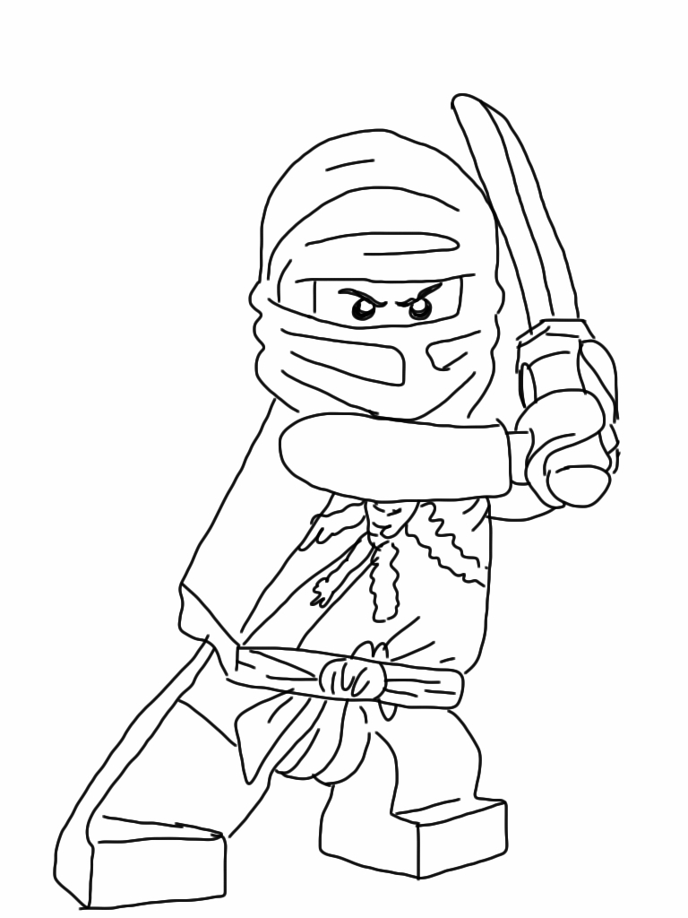 Un ninja en pleine action dans un décor urbain