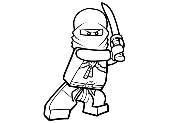 Un ninja en action dans un décor urbain