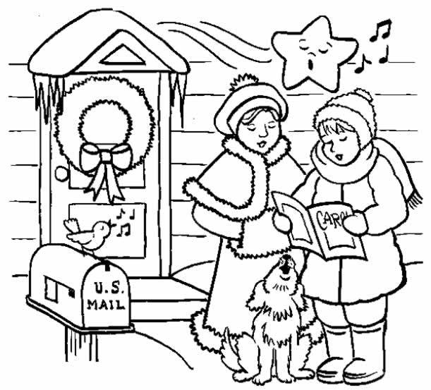 Un père Noël joyeux entouré de cadeaux et de flocons de neige