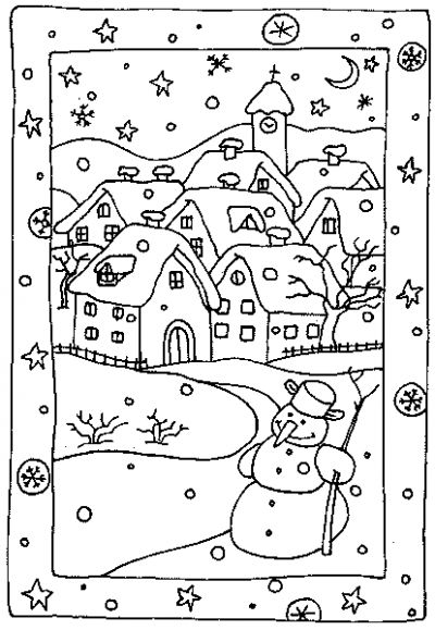 Un groupe d'enfants s'amusent à colorier des décorations de Noël