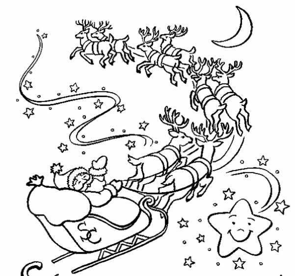Un père Noël joyeux entouré d'animaux dans un décor hivernal
