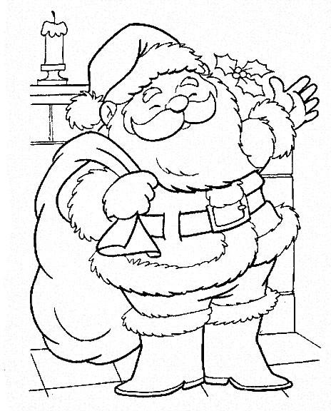 Coloriage de Noël avec un bonhomme de neige, un sapin et des cadeaux