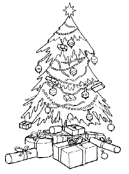 Scène de Noël : un bonhomme de neige et un sapin décoré sous un ciel étoilé
