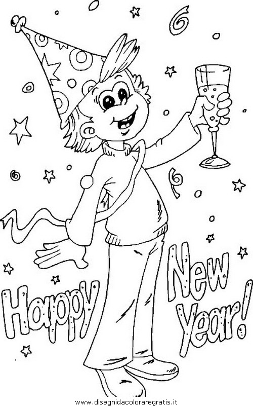 Scène de célébration du nouvel an avec éléments festifs